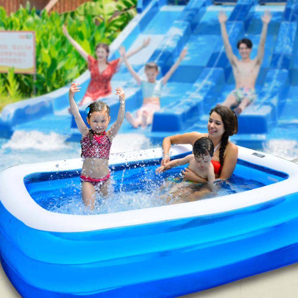 **Inflatable Kids Paddling Pool - 71 x 55 x 18 Inches, Summer Garden Play Pool for Children, Outdoor Water Fun, Home & Backyard Use**    *(Perfect for Toddlers, Backyard Splash Play, Summer Parties, and Outdoor Family Fun)*