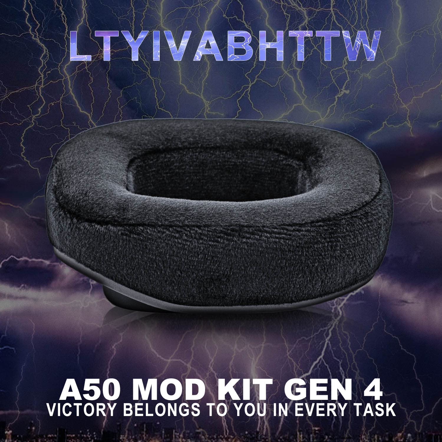 **Astro Gaming A50 Gen 4 Mod Kit - Replacement Ear Cushions, Headband & Microphone Foam - Compatible with A50 Wireless Headset (Velvet) - Not for GEN 3 - Perfect for Gaming, Streaming & Long Wear Comfort**