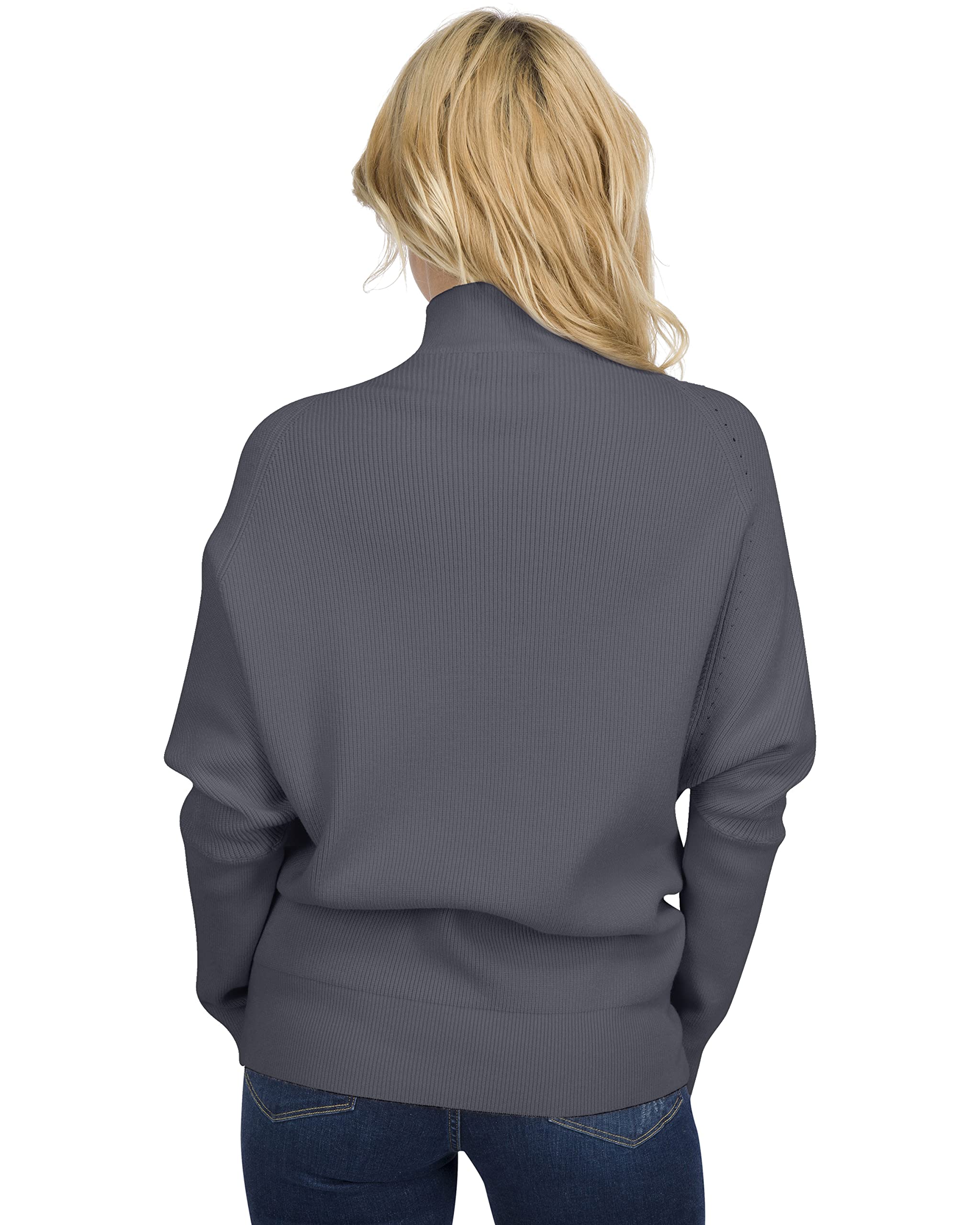 Eliana Funnel Neck Dolman Maternity Sweater - Soft Stretch Oversized Pregnancy Top for Comfort & Style | Perfect for Work, Casual Wear & Baby Showers