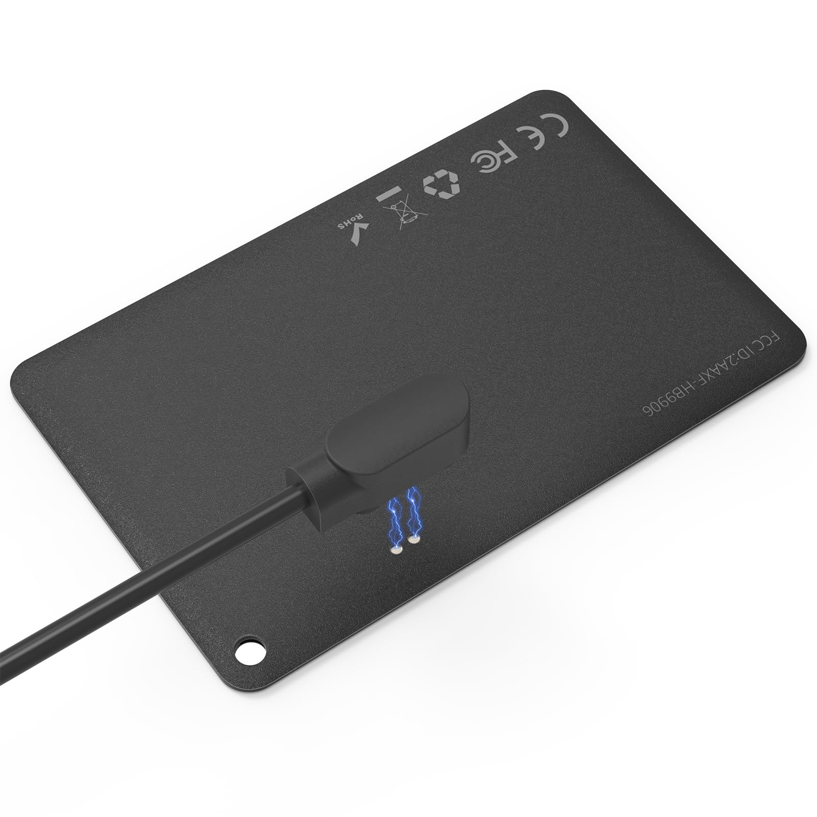 Rechargeable Wallet Tracker Card - Bluetooth Smart Finder for Apple Find My (iOS Compatible) | Anti-Loss Device for Wallets, Keys & Luggage | Perfect for Travel, Office & Daily Use
