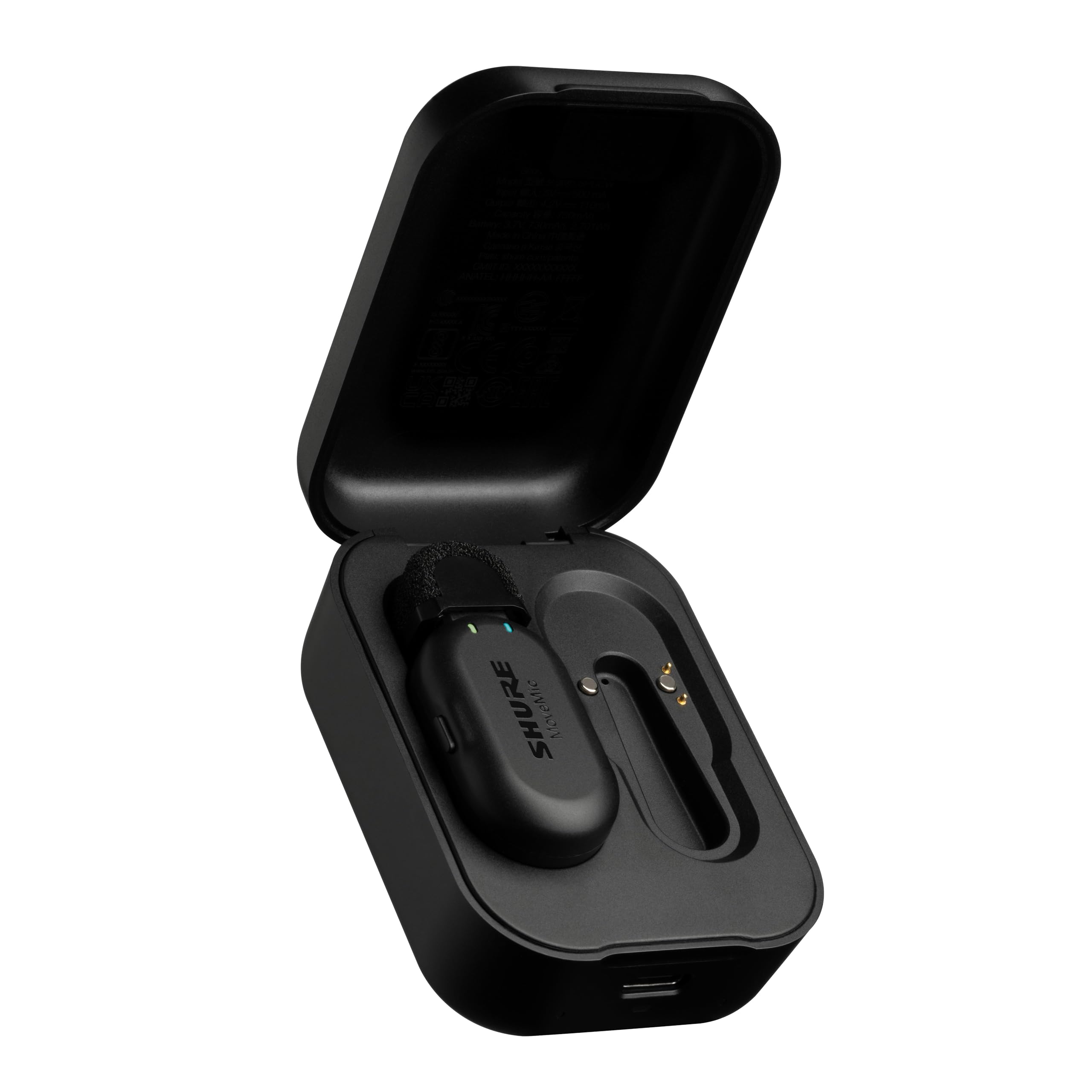 Shure MoveMic One - Professional Wireless Lavalier Microphone for iPhone & Android | Bluetooth Clip-on Mic with 24-Hour Battery, Quick Setup & IPX4 Water Resistance | Perfect for Podcasting, Vlogging, Interviews & Live Streaming (MV-ONE-Z7)