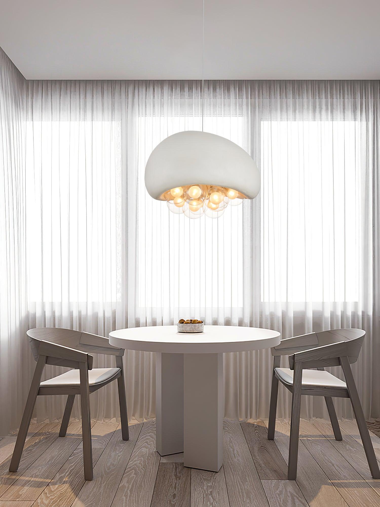 Khmara Bubbles Pendant Lamp - Modern Glass Bubble Chandelier for Living Room, Bedroom, Dining Room & Office Decor | Elegant Lighting Fixture for Home and Commercial Spaces
