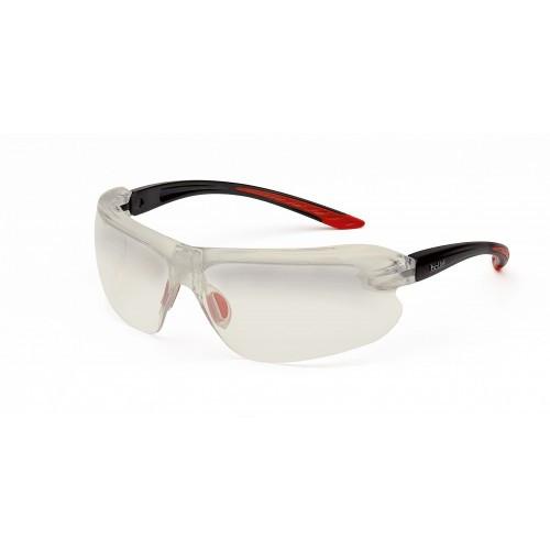 Bolle IRI S Clear Safety Glasses - Smoke, ESP & Contrast Lenses for Indoor/Outdoor Use - Perfect for Construction, Lab Work & DIY Projects