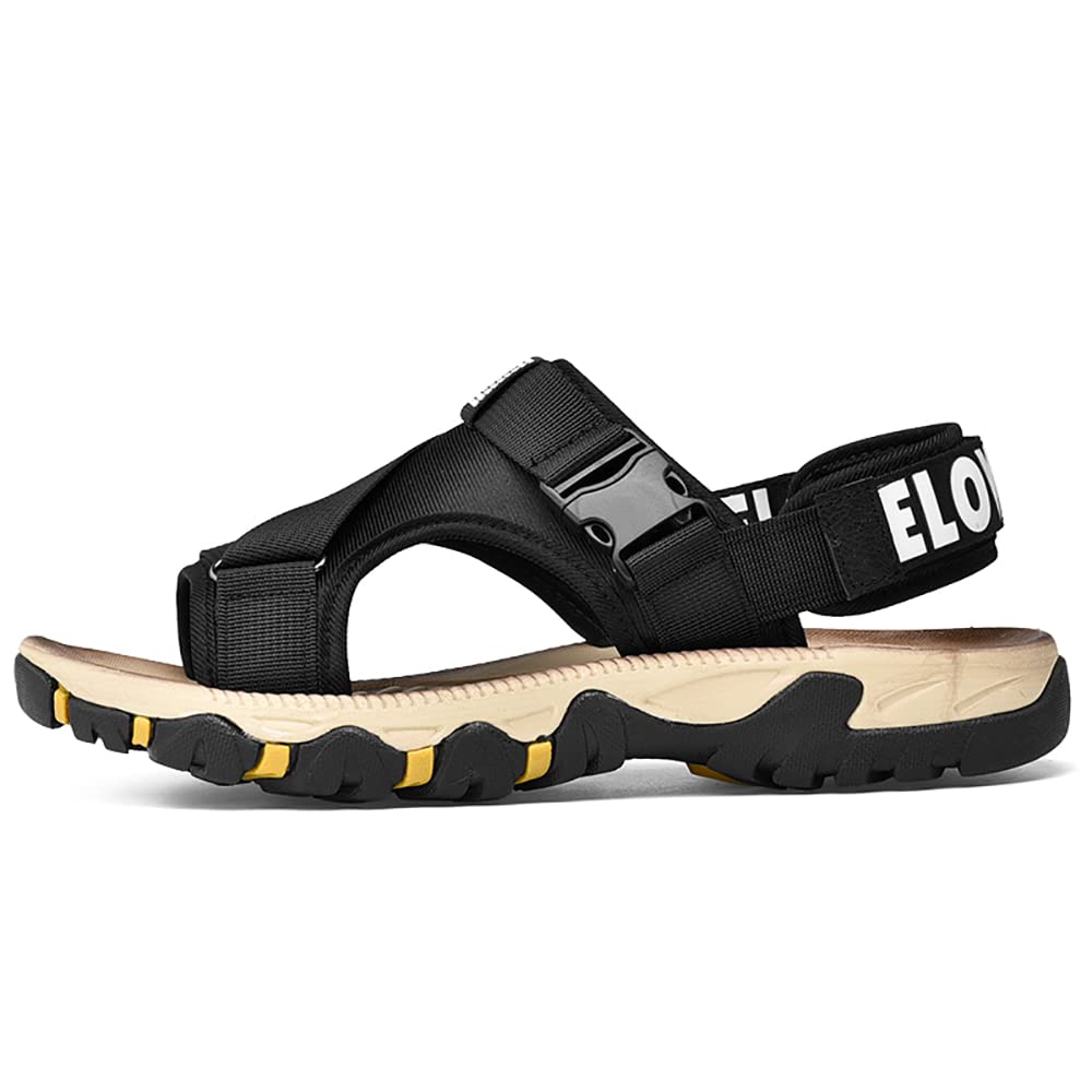 Men's Closed Toe Hiking Sandals - Waterproof Athletic Outdoor Shoes for Summer Beach Walking & Water Sports | Perfect for Trail Running, Camping, and Water Activities