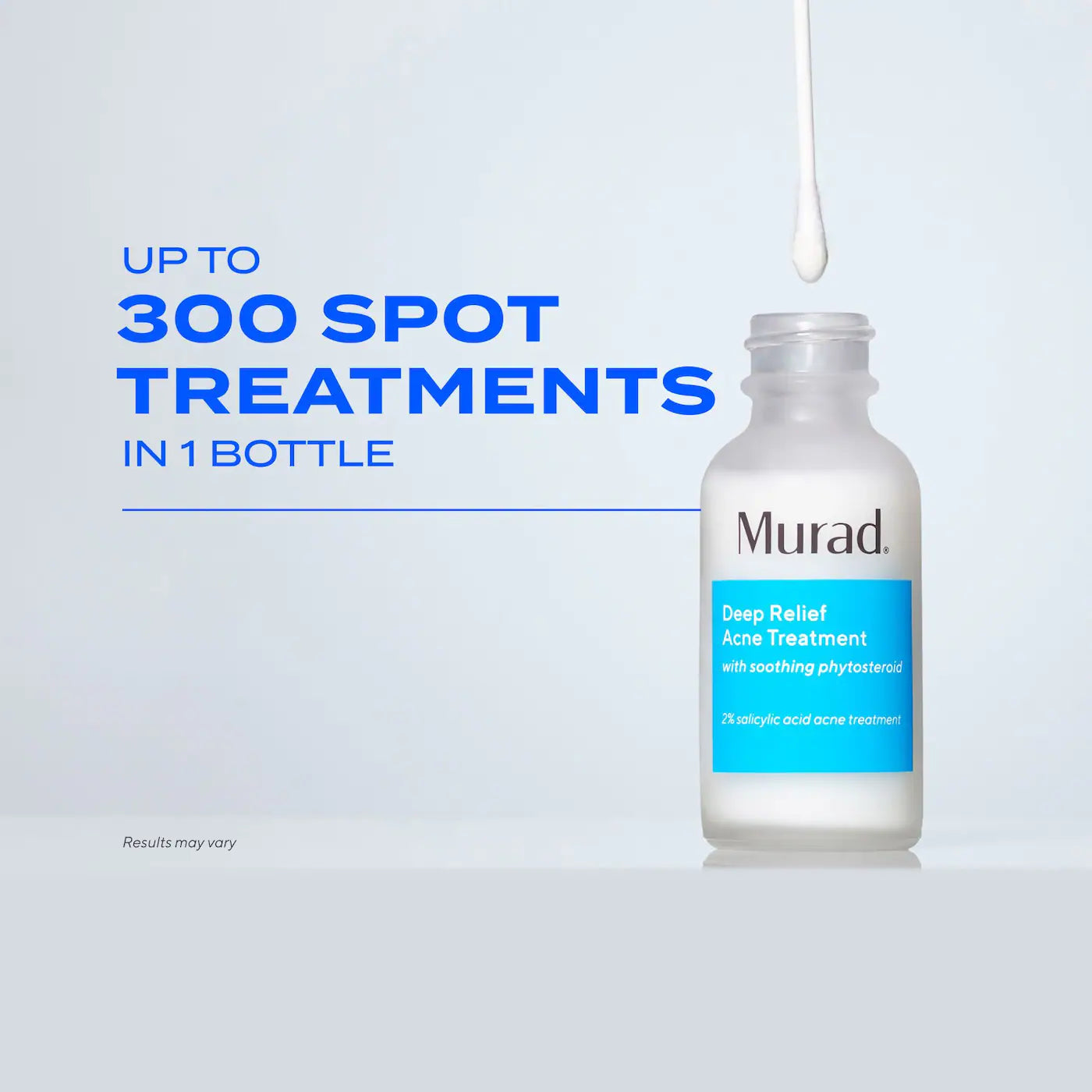 Murad Deep Relief Acne Treatment with 2% Salicylic Acid - 30ml Oil-Free Spot Treatment for Face & Body - Reduces Breakouts & Soothes Skin - Perfect for Oily & Acne-Prone Skin