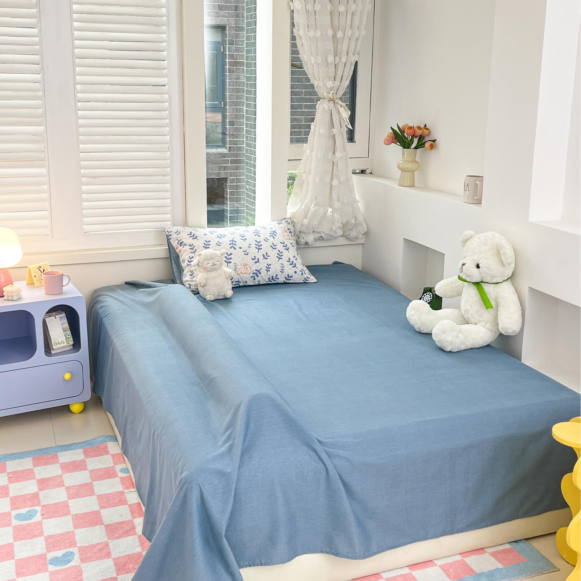1 Pack Bed Bumper - Soft Foam Bed Rail Guard with Washable Cover for Toddlers & Kids - Perfect for Twin, Full & Queen Size Beds - Prevent Falls & Enhance Safety During Sleep or Playtime