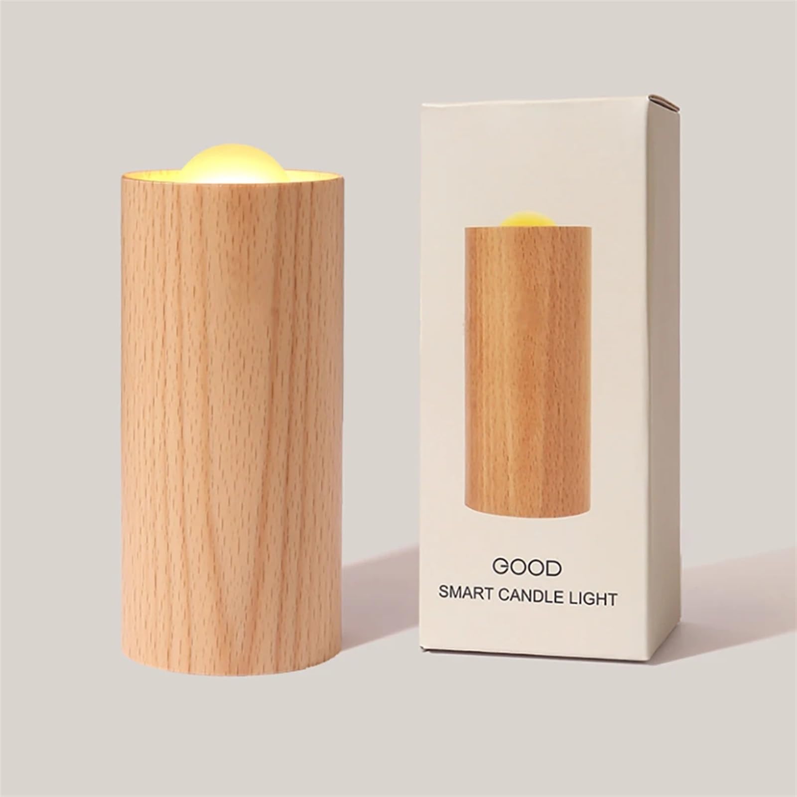 Rechargeable USB LED Night Light - Dimmable Bedroom Lamp for Decor, Dining Table & Bar Ambiance (1PC, USB Plug) - Perfect for Bedside, Hallway & Bathroom Lighting