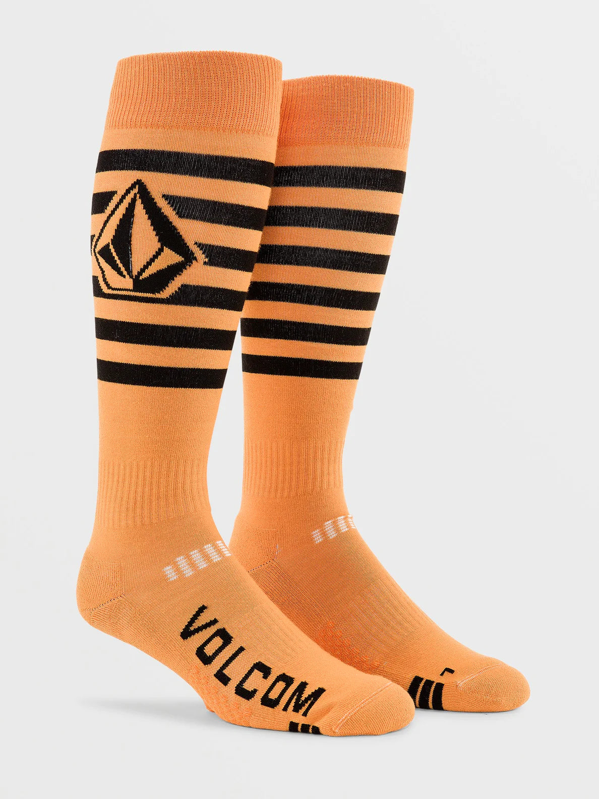 Volcom 2024 Kootney Socks - Gold Crew Socks for Men & Women | Comfortable Athletic Hiking Socks for Outdoor Activities & Sports