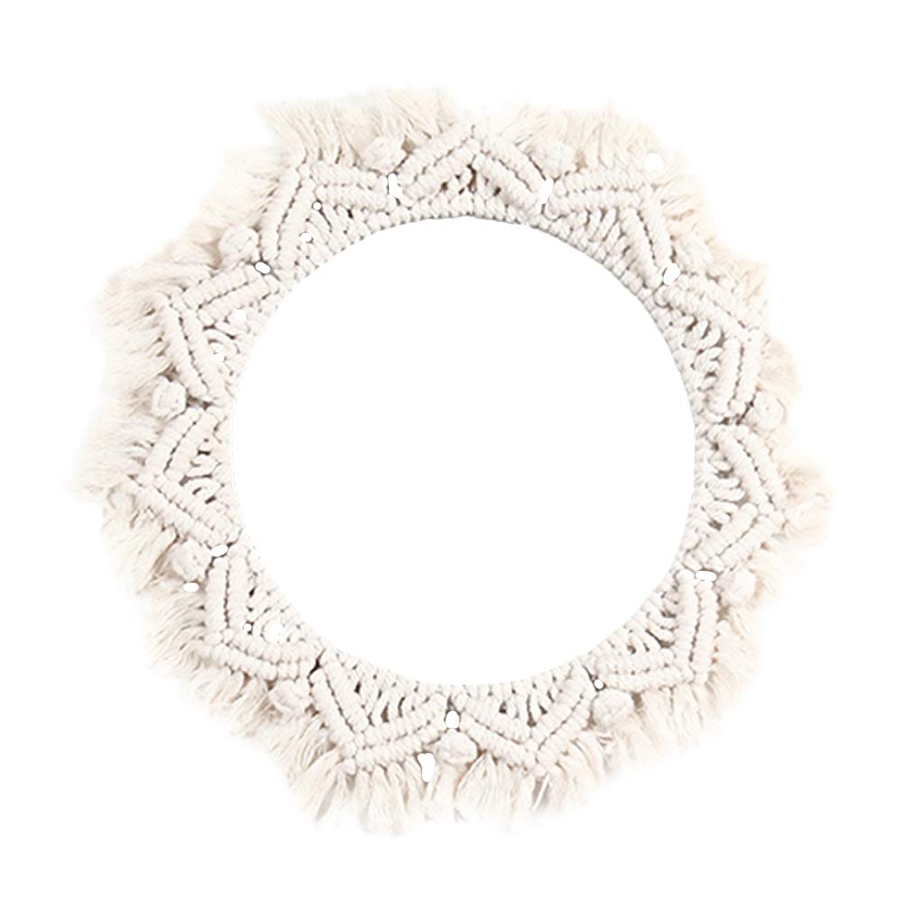 Decorative Wall Mirror Tapestry - Elegant Makeup Mirror for Vanity, Bedroom & Bathroom | Perfect for Home Decor, Dressing Room & Gift Ideas