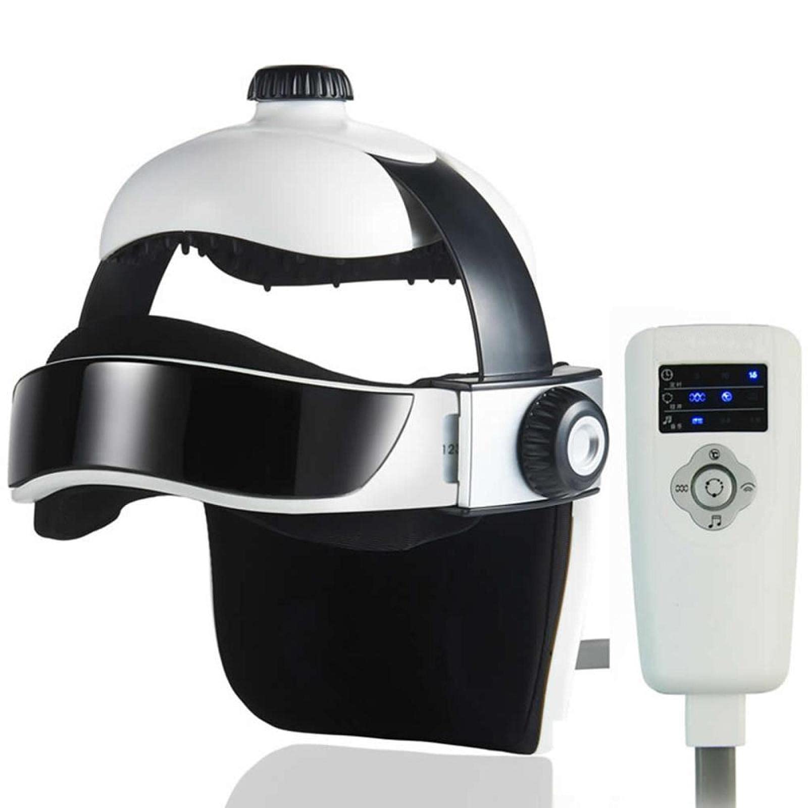 Electric Head Massager with Vibration & Pressure - Soothing Relaxation Helmet for Stress Relief, Home & Office Use - Perfect for Meditation, Spa, and Travel Relaxation