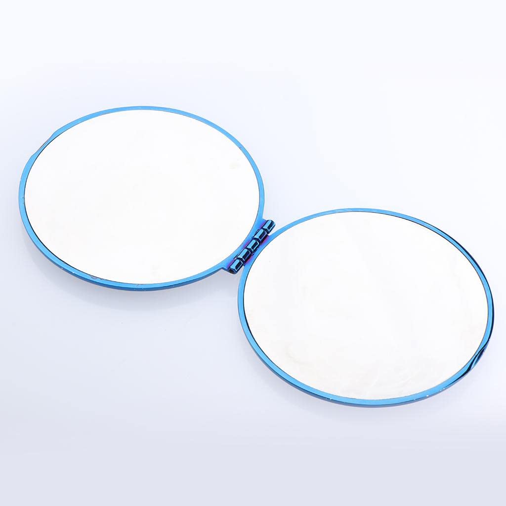 LOSA Fashion Pocket Vanity Mirror - Portable Round Makeup Mirror with Case, Compact Travel Mirror for Women & Girls | Perfect for Purse, Travel, Home & Office Use