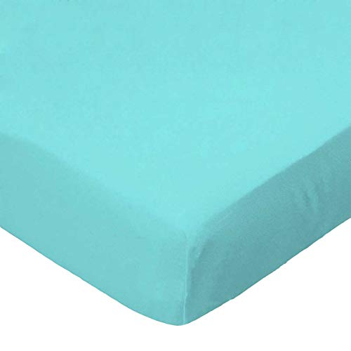 Solid Aqua Woven