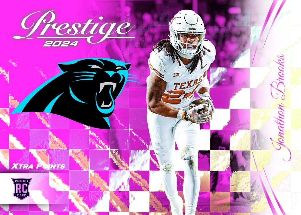 2024 Panini Prestige NFL Trading Card Box (Hobby H2) - Collectible Football Trading Cards for Sports Fans & Memorabilia Collectors - Perfect for Gifts, Investments, and Fantasy Sports Enthusiasts