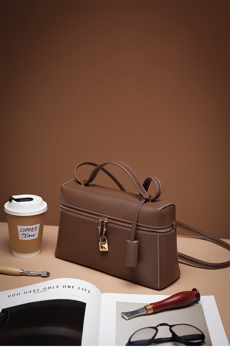 Structured Mini Box Bag for Women - Stylish Crossbody Handbag for Everyday Use, Work, and Travel