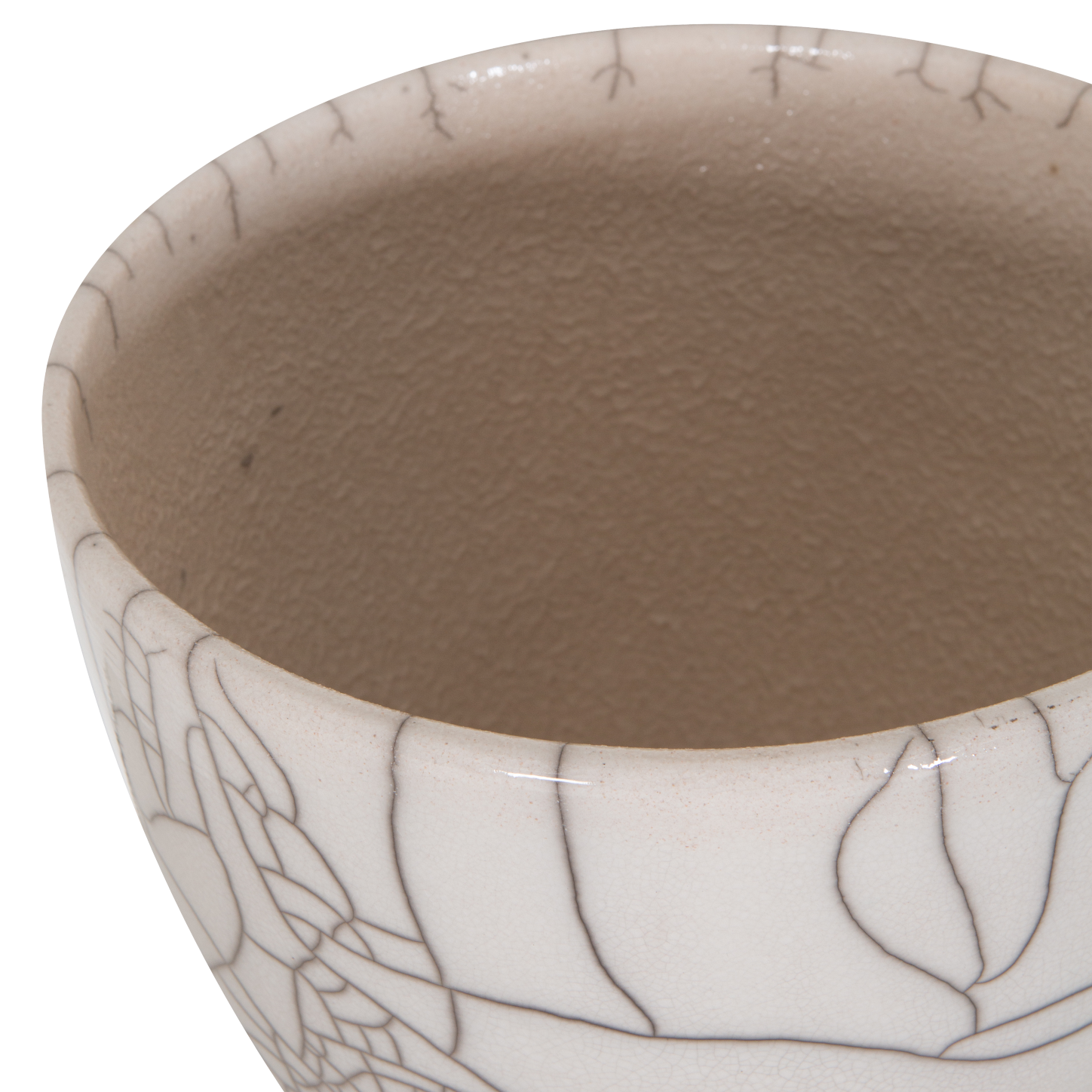 Raku Planter Pot - Handcrafted Ceramic Flower Pot for Indoor & Outdoor Plants - Perfect for Home Decor, Garden, and Office Use