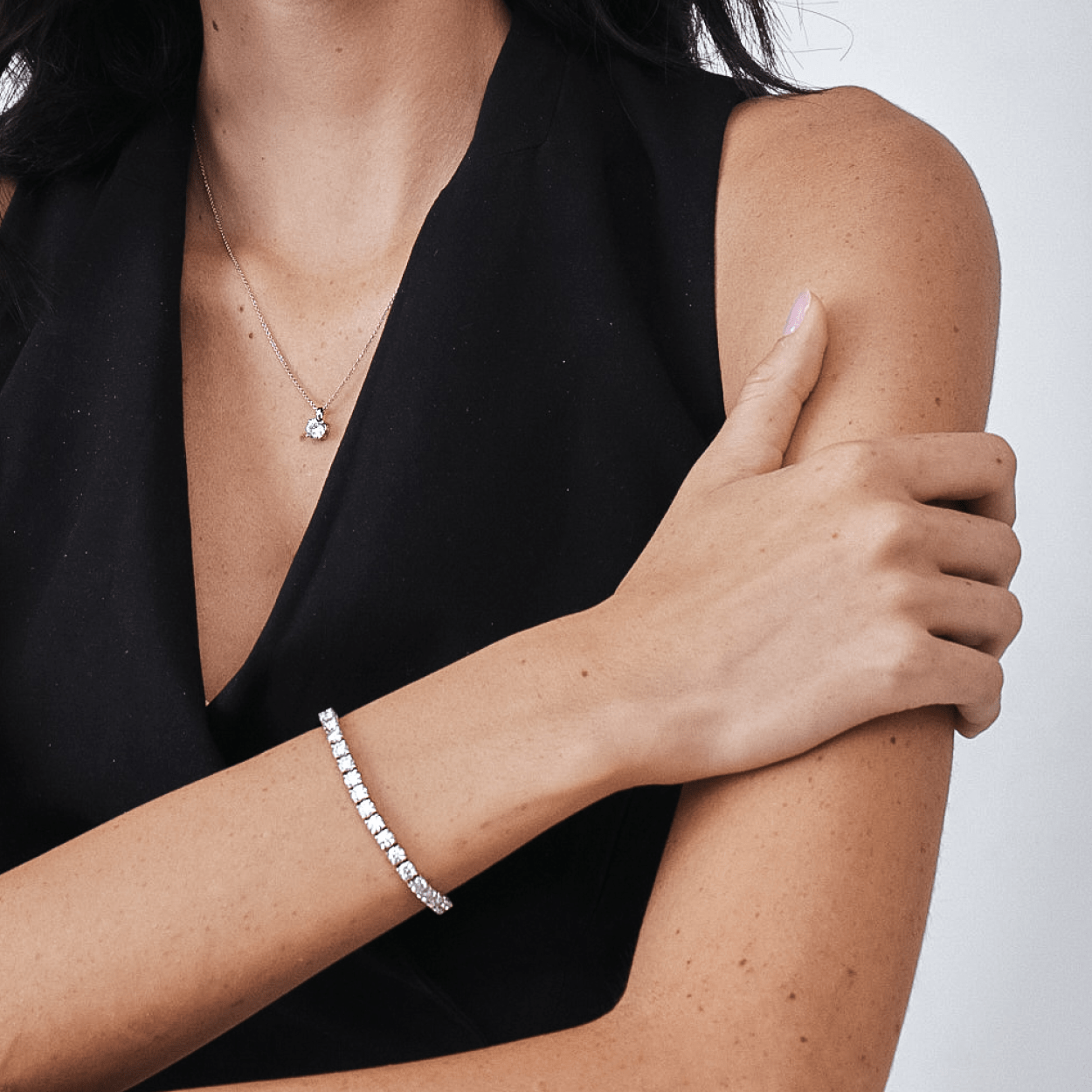 10 Carat Diamond Tennis Bracelet for Women - Elegant Sterling Silver or Gold Plated Tennis Bracelet - Perfect for Weddings, Anniversaries & Special Occasions