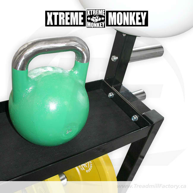XM Cross Training Functional Storage Rack - Heavy Duty Gym Equipment Organizer for Home & Commercial Use - Perfect for Dumbbells, Kettlebells & Fitness Accessories