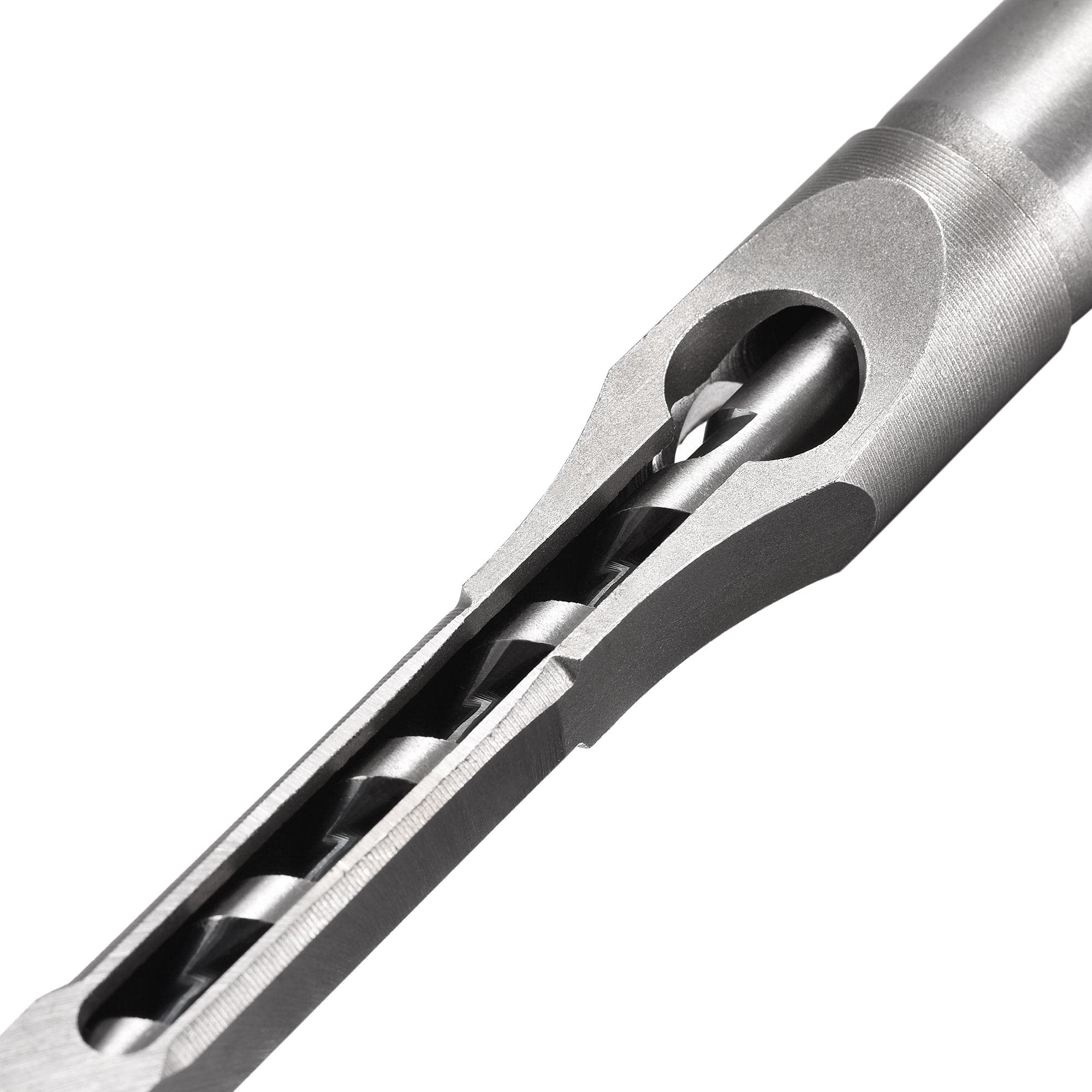 uxcell 10mm x 208mm Square Hole Drill Bits for Wood - Mortising Chisel Bit Auger Cutter Tool for Woodworking & Carpentry | Perfect for Cabinet Making, Furniture Assembly & DIY Home Projects