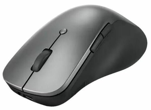 Lenovo Professional Bluetooth Rechargeable Wireless Mouse - Ergonomic Design for Laptop, PC, Mac - Perfect for Office, Home & Travel Use
