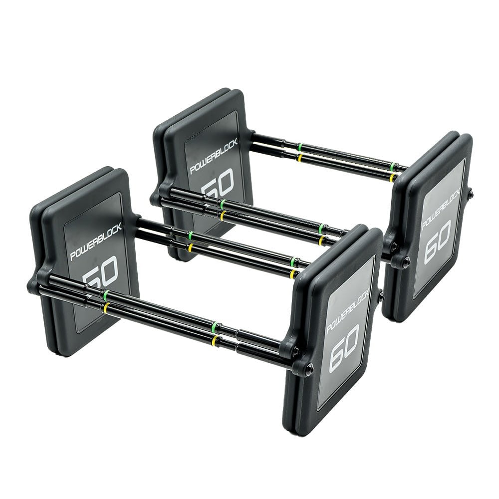 PowerBlock Pro 100 EXP Stage 2 Adjustable Dumbbell Set - Home Gym Strength Training Equipment for Weight Lifting & Fitness Workouts