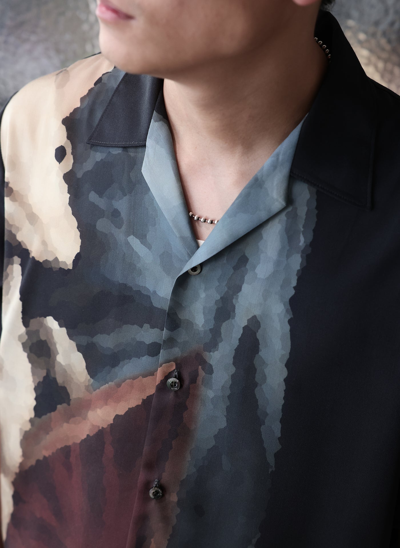 Stylish Dama Con Lermellino Polyester Open Collar Shirt for Women - Perfect for Office, Casual Wear & Special Occasions