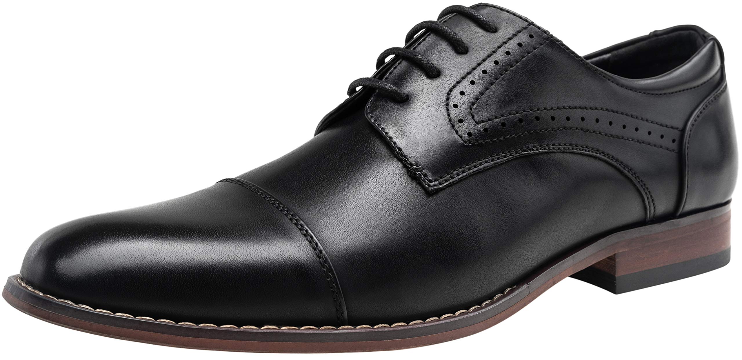 Vostey Classic Wingtip Brogue Oxford Dress Shoes for Men - Formal Business & Wedding Attire