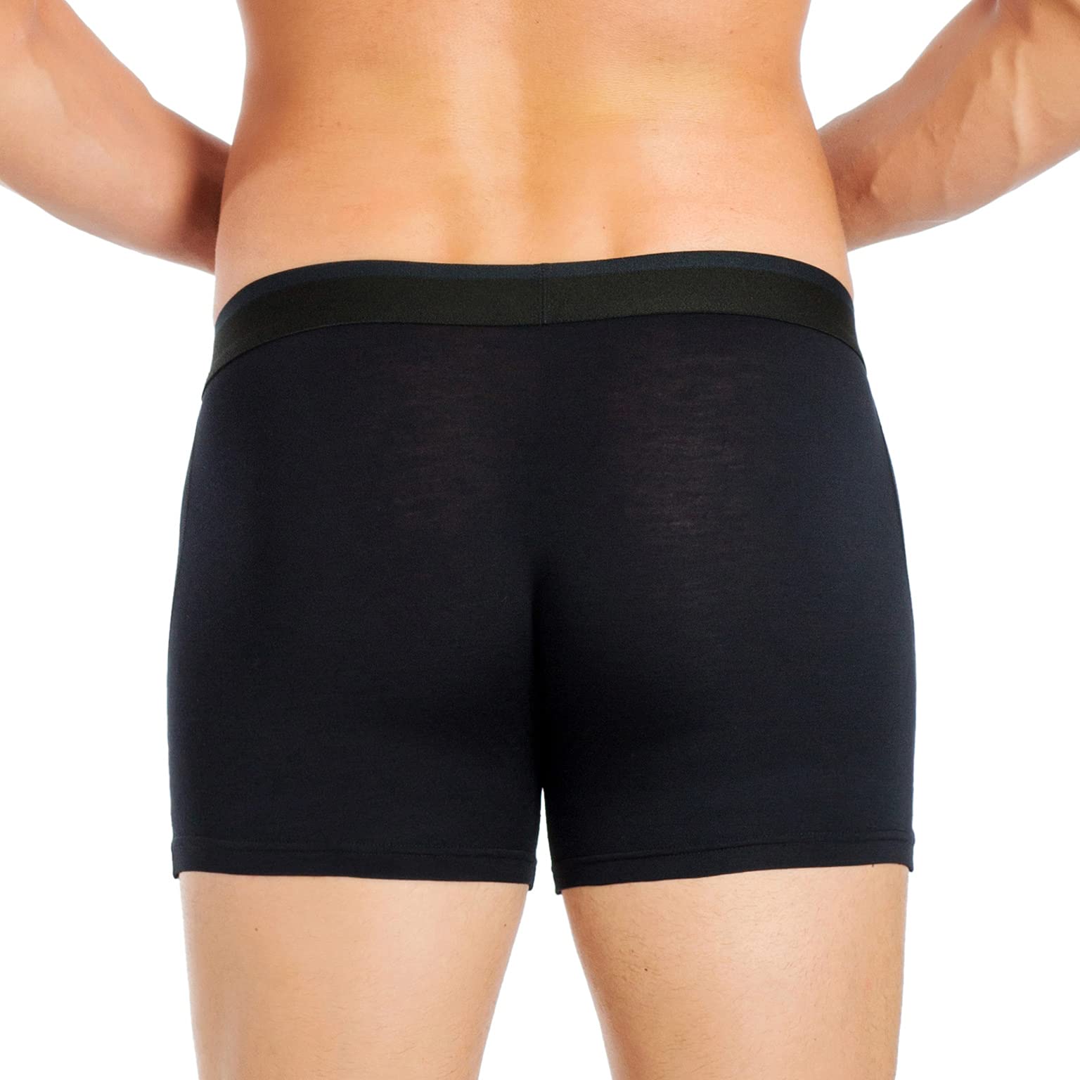 Obviously FreeMen's Boxer Briefs - 3 Inch Leg Soft Breathable Underwear for Men | Comfortable Daily Wear, Workout & Lounge
