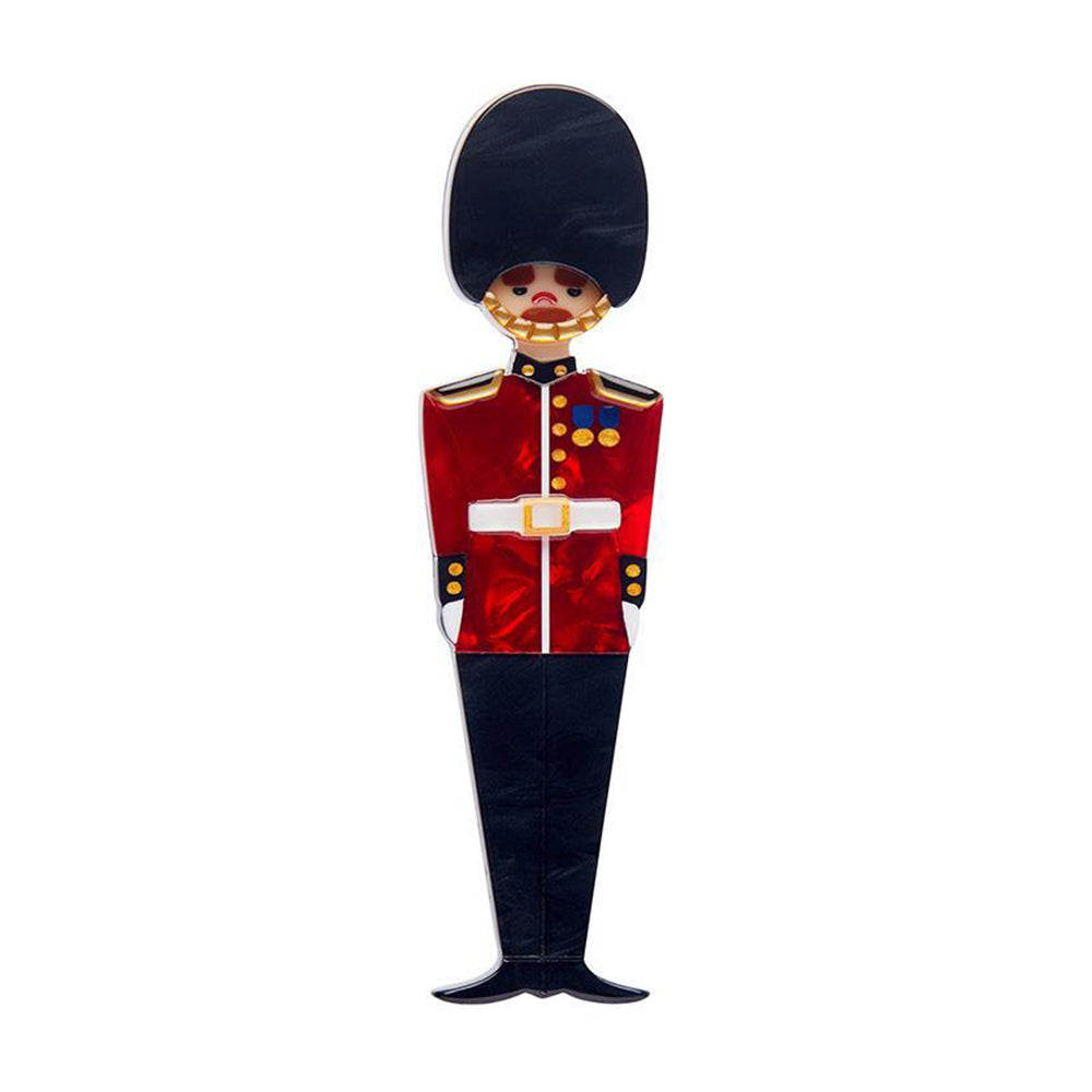 Erstwilder Changing of the Guard Brooch - Elegant British Royalty Inspired Jewelry for Women | Perfect for Tea Parties, Royal Events & Vintage Fashion Accessories