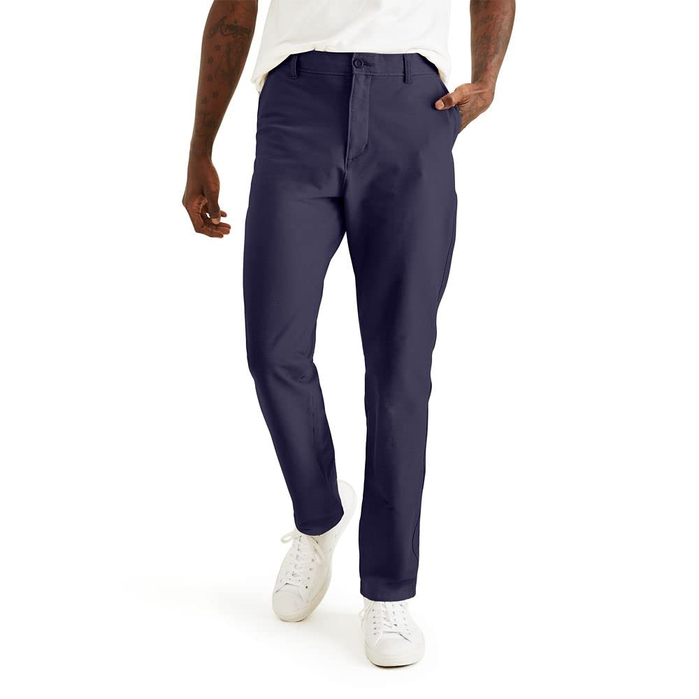 DOCKERS Men's Comfort Knit Chino Straight Fit Smart 360 Stretch Pants - Regular & Big & Tall Sizes - Office, Casual & Travel Wear