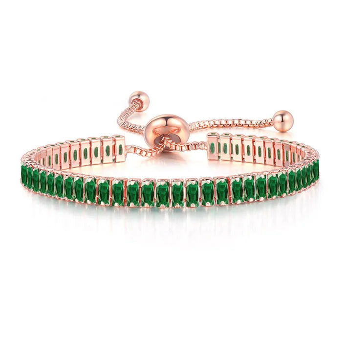 Premium Crystal Tennis Bracelet - Elegant & Sparkling Jewelry for Women | Perfect for Weddings, Parties & Special Occasions