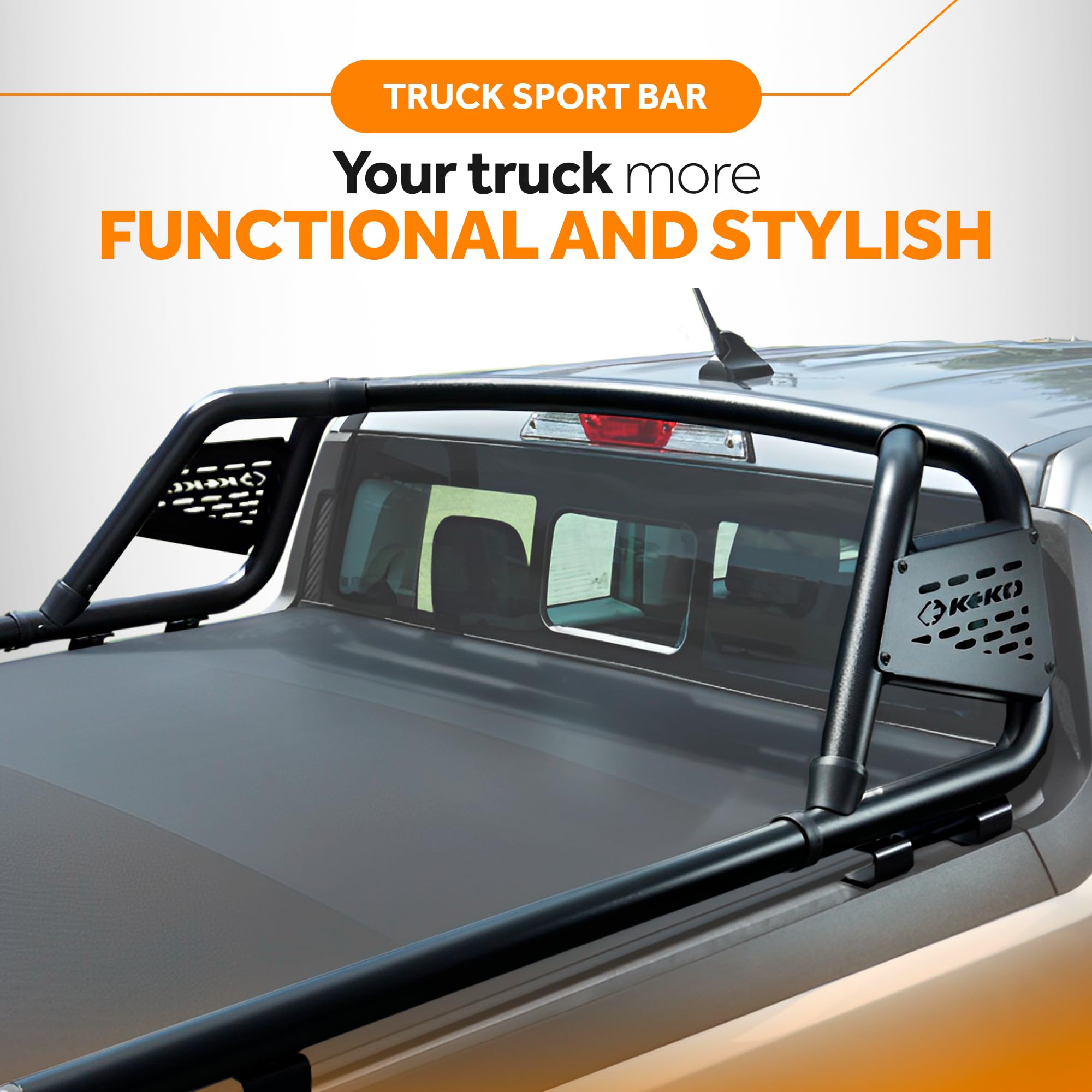 KEKO Truck Sport Bar for Ford Maverick 2022-2025 | Heavy-Duty Carbon & Alloy Steel Sports Bar | Easy Installation Truck Accessories | Perfect for Off-Road Adventures & Truck Customization