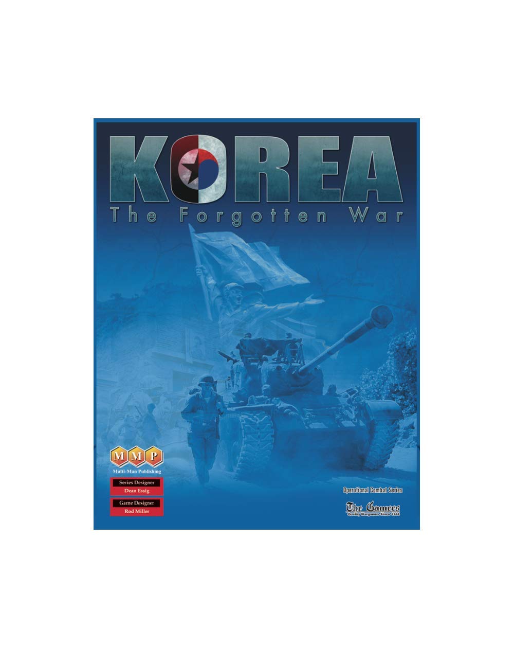 MMP Multi-Man Publications Korea: The Forgotten War 2nd Edition - Historical Wargaming Book for Strategy Enthusiasts & Military History Buffs