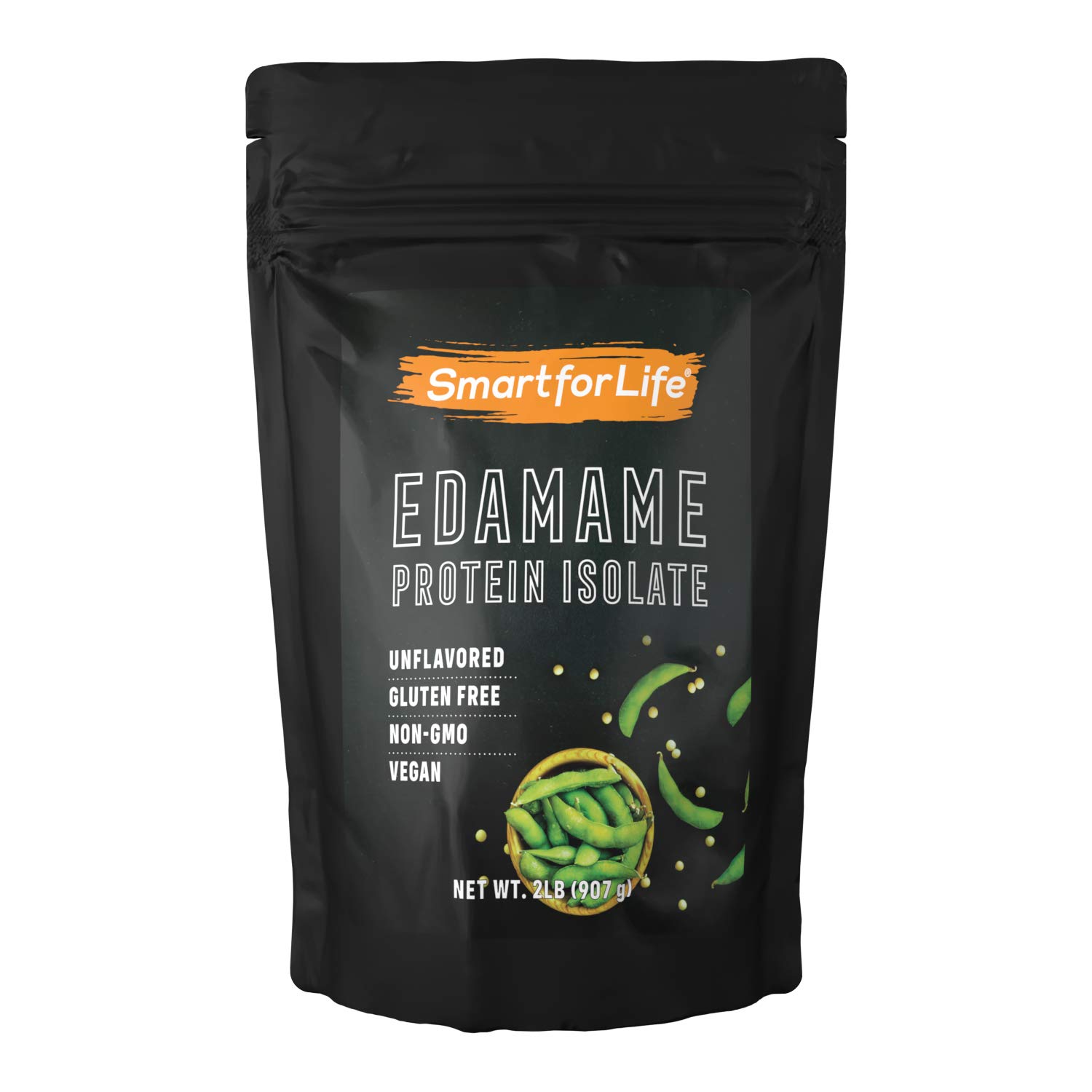 Smart for Life Organic Vegan Edamame Protein Powder - High in BCAAs, Keto & Vegetarian Friendly, Easy to Digest Plant-Based Protein for Smoothies, Baking & Post-Workout Recovery