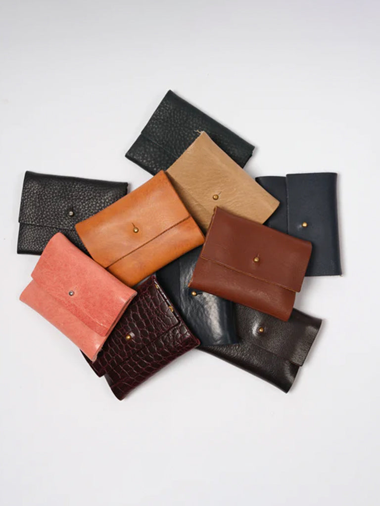 Kate Sheridan Loux Wallet in Ginger - Stylish & Durable Leather Wallet for Women - Perfect for Everyday Use, Travel & Gift Giving