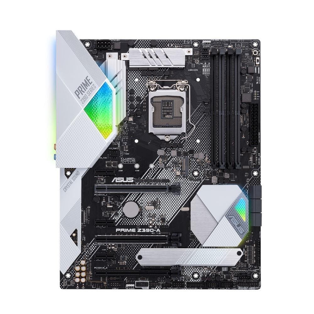 ASUS PRIME Z390-A LGA 1151 ATX Motherboard - Intel Z390 Chipset, DDR4 4266MHz, Dual M.2, USB 3.1 Gen2 - Perfect for Gaming PCs, Workstations & Home Builds