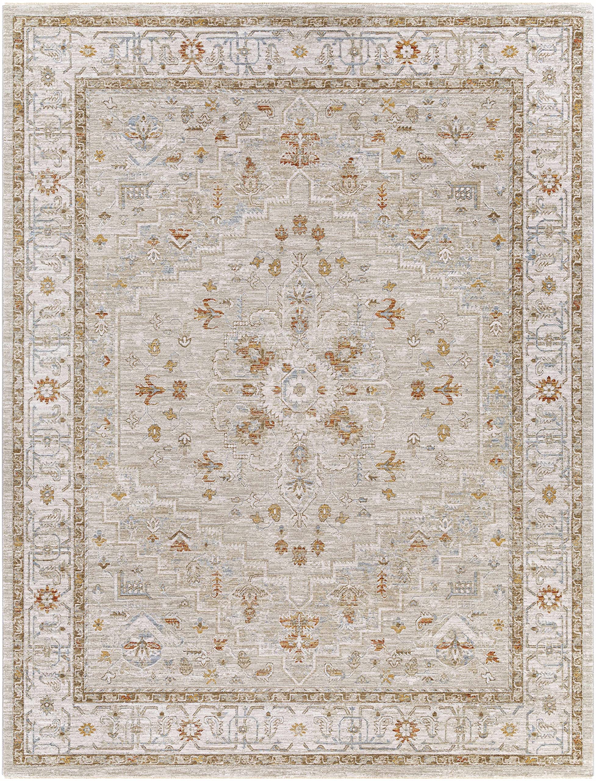 Hauteloom Richelieu Traditional Round Area Rug 7'10