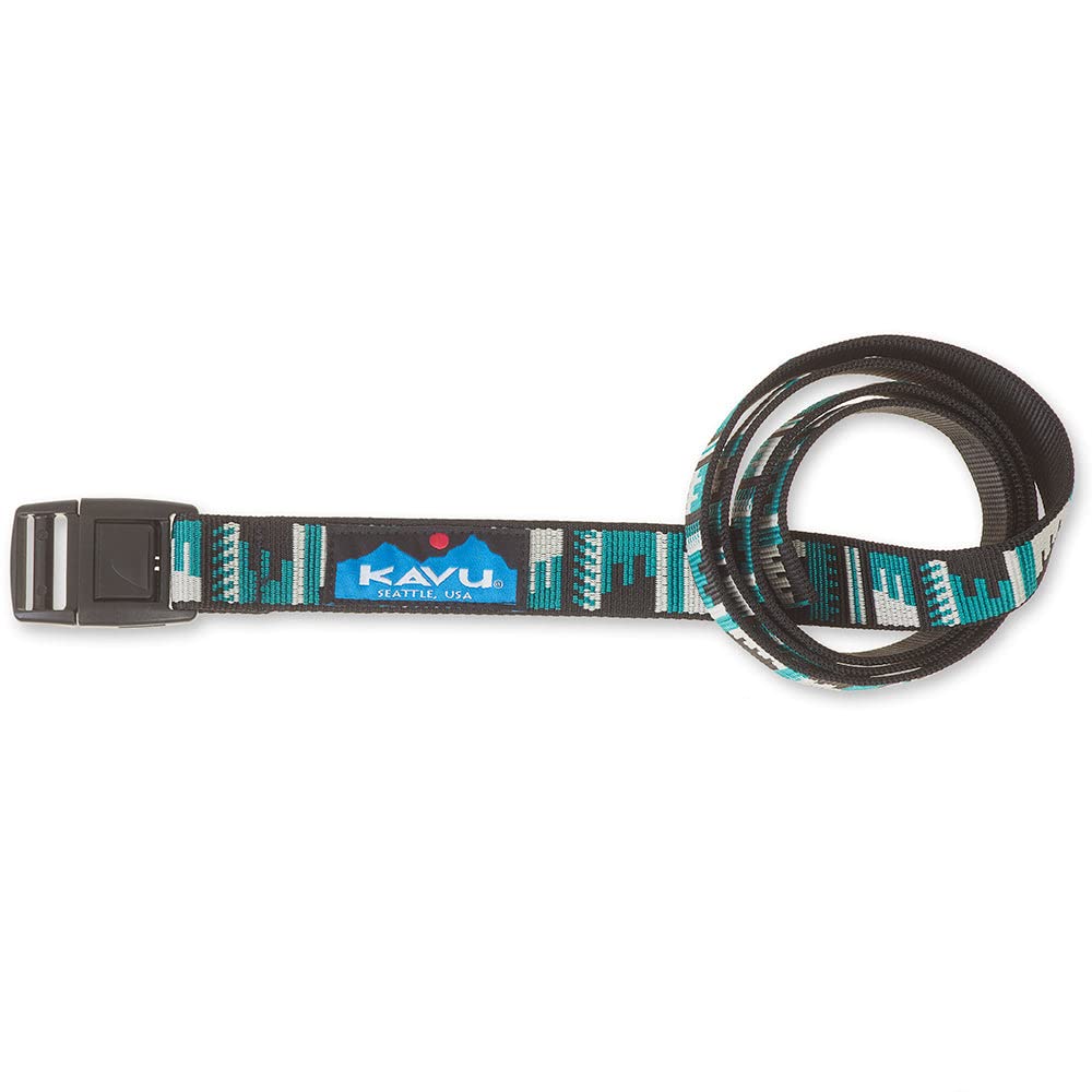 KAVU Burly Belt - 1 Inch Adjustable Nylon Waist Belt for Men & Women - Made in USA - Perfect for Hiking, Travel & Outdoor Adventures