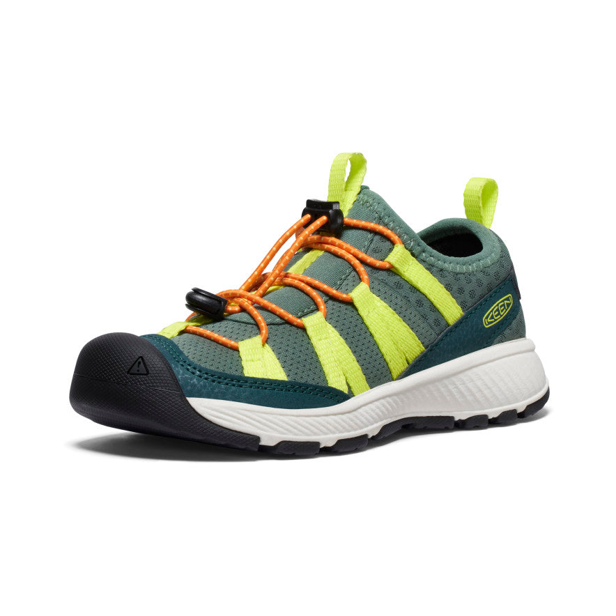 Little Kids' Motozoa Sneakers | Sea Moss/Scarlet Ibis - Comfortable & Durable Sneakers for Active Toddlers - Perfect for Playground, School & Daily Adventures