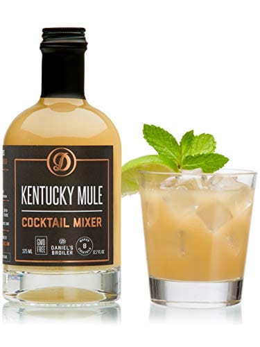Daniel's Broiler Kentucky Mule Cocktail Mixer - Premium Steakhouse Craft Mix with Ginger, Lime & Organic Sugar (375ml) - Perfect for Parties, Home Bars & Cocktail Enthusiasts - Just Add Spirits & Garnish
