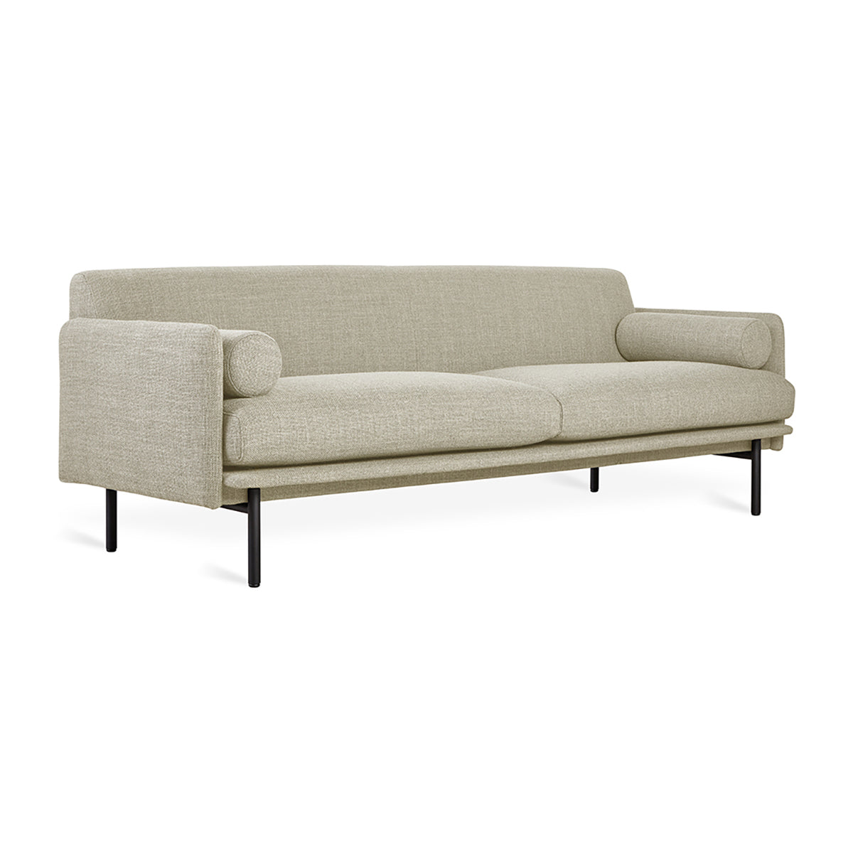 Foundry Fabric Sofa - Modern Comfortable Living Room Couch for Home & Office - Perfect for Lounging, Entertaining & Relaxing