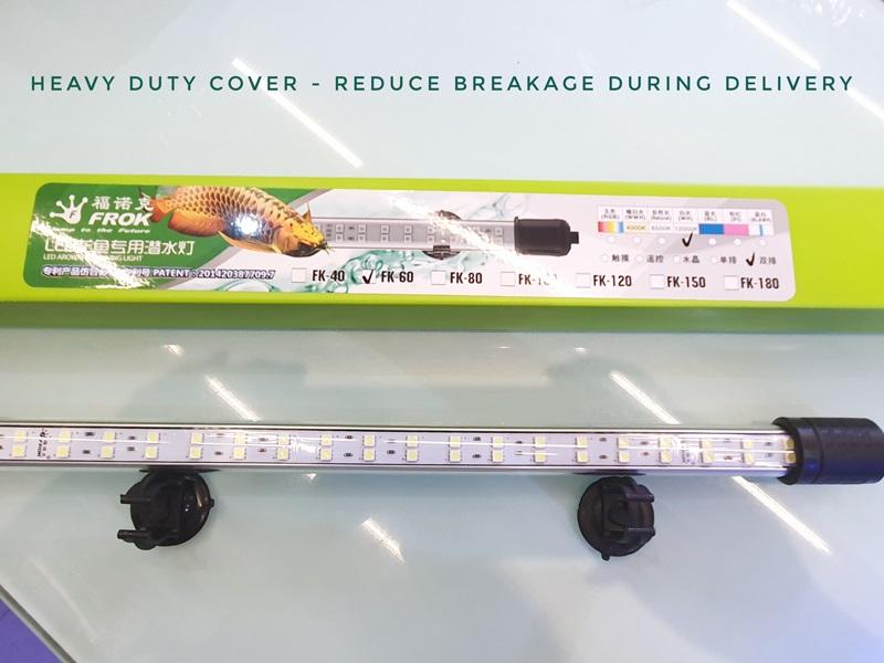 FROK Submersible LED White Light - 40 to 180cm Adjustable Underwater Lighting for Pools, Aquariums & Fountains | Energy Efficient & Waterproof Design