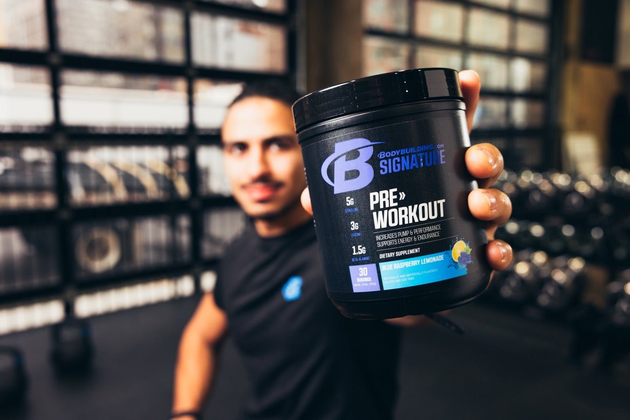 3 Pack Bodybuilding.com Signature Pre Workout Powder - 90 Servings Total for Energy, Focus & Performance - Perfect for Gym, Fitness & Intense Training Sessions
