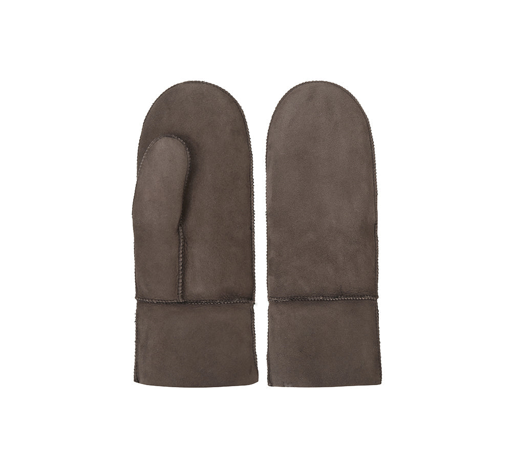 Australian Shepherd® Fluffy Sheepskin Wool Mittens - Warm Winter Gloves for Men & Women - Perfect for Skiing, Snowboarding & Outdoor Activities