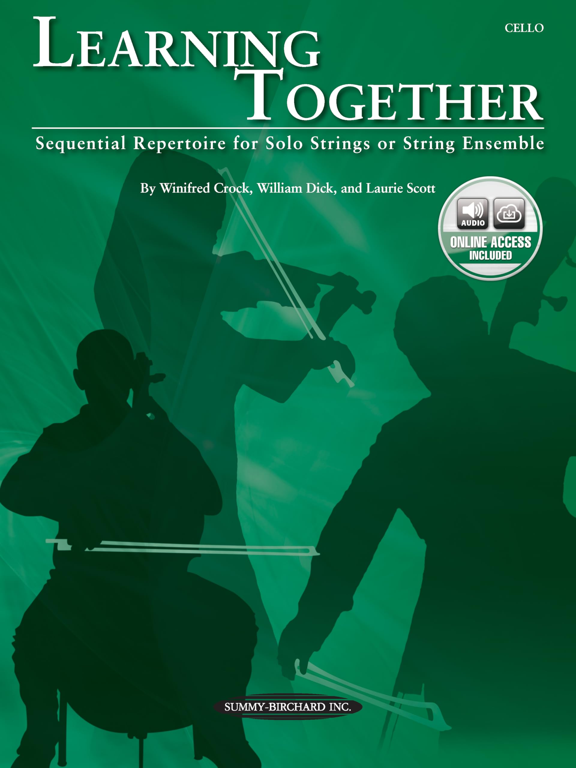 Sequential Repertoire for Solo Cello or String Ensemble - Book with Online Audio | Perfect for Music Lessons, Practice & Performances