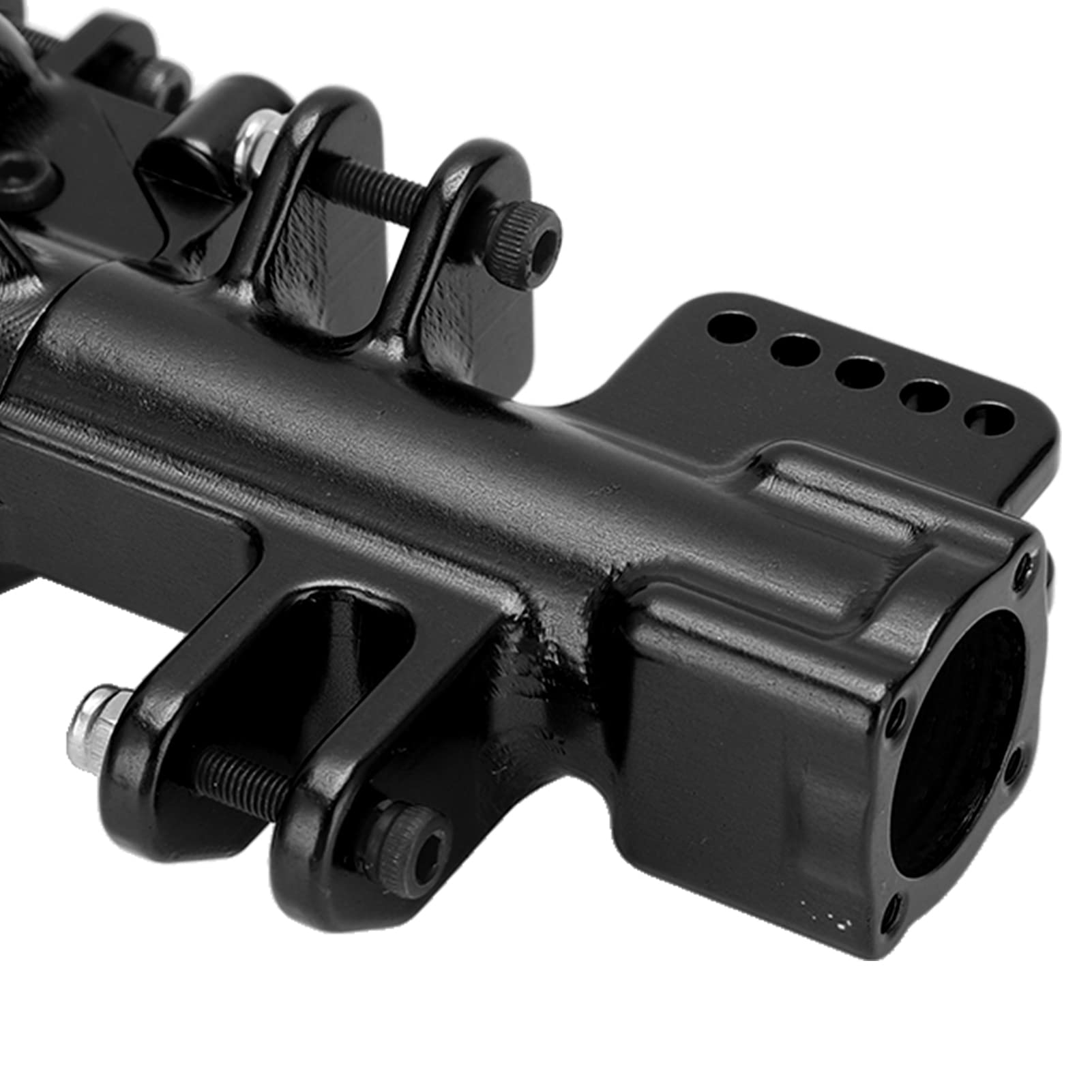 LMT 1/8 Scale RC Car Replacement Metal Axle Housing - Black RC Truck Axle Bridge Shell Upgrade Part for Off-Road Bashing & Crawling