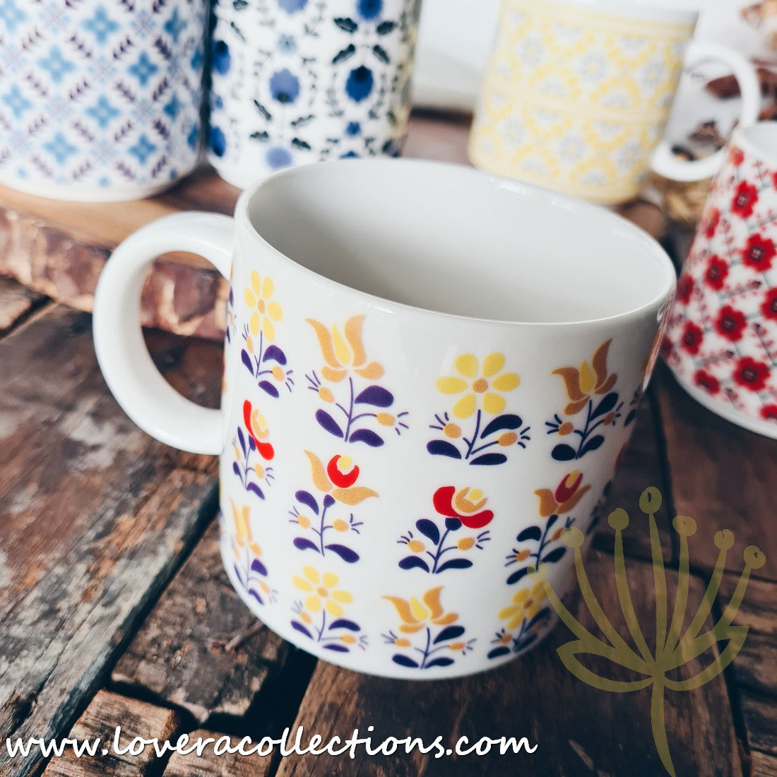 Japanese Fabric Gift Set with Matching Mugs - 65% Off Clearance Sale - Perfect for Home Decor, Tea Time & Thoughtful Presents