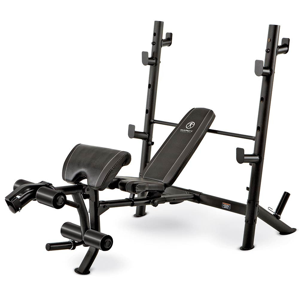 Marcy Diamond MD 867W Mid Size Weight Bench for Home Gym - Adjustable Strength Training Bench for Dumbbell & Barbell Workouts - Perfect for Small Spaces & Full-Body Exercises