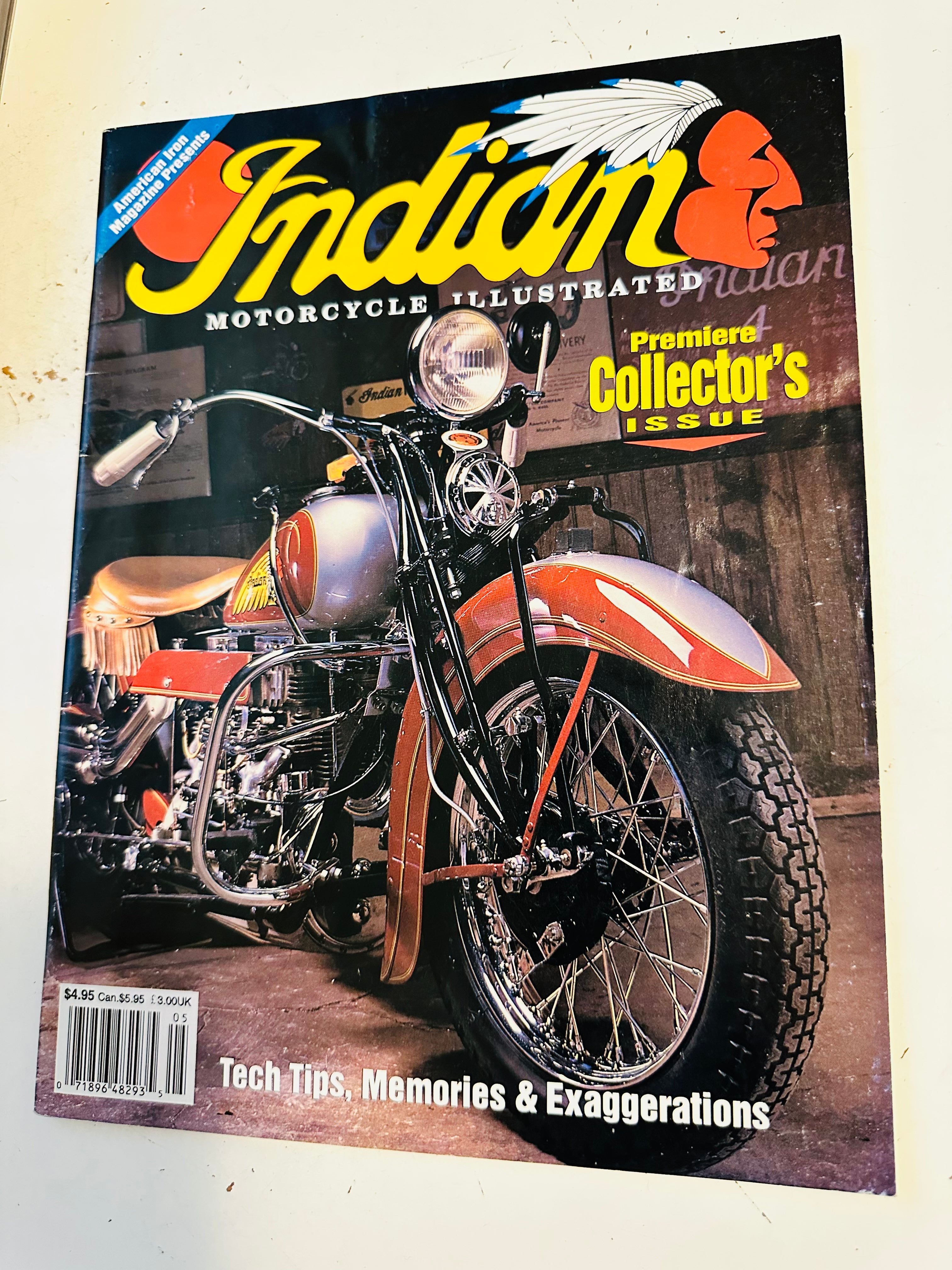 1993 Indian Motorcycle #1 Issue Collector's Magazine - Vintage Bike Enthusiast Gift & Rare Motorcycle Memorabilia for Fans