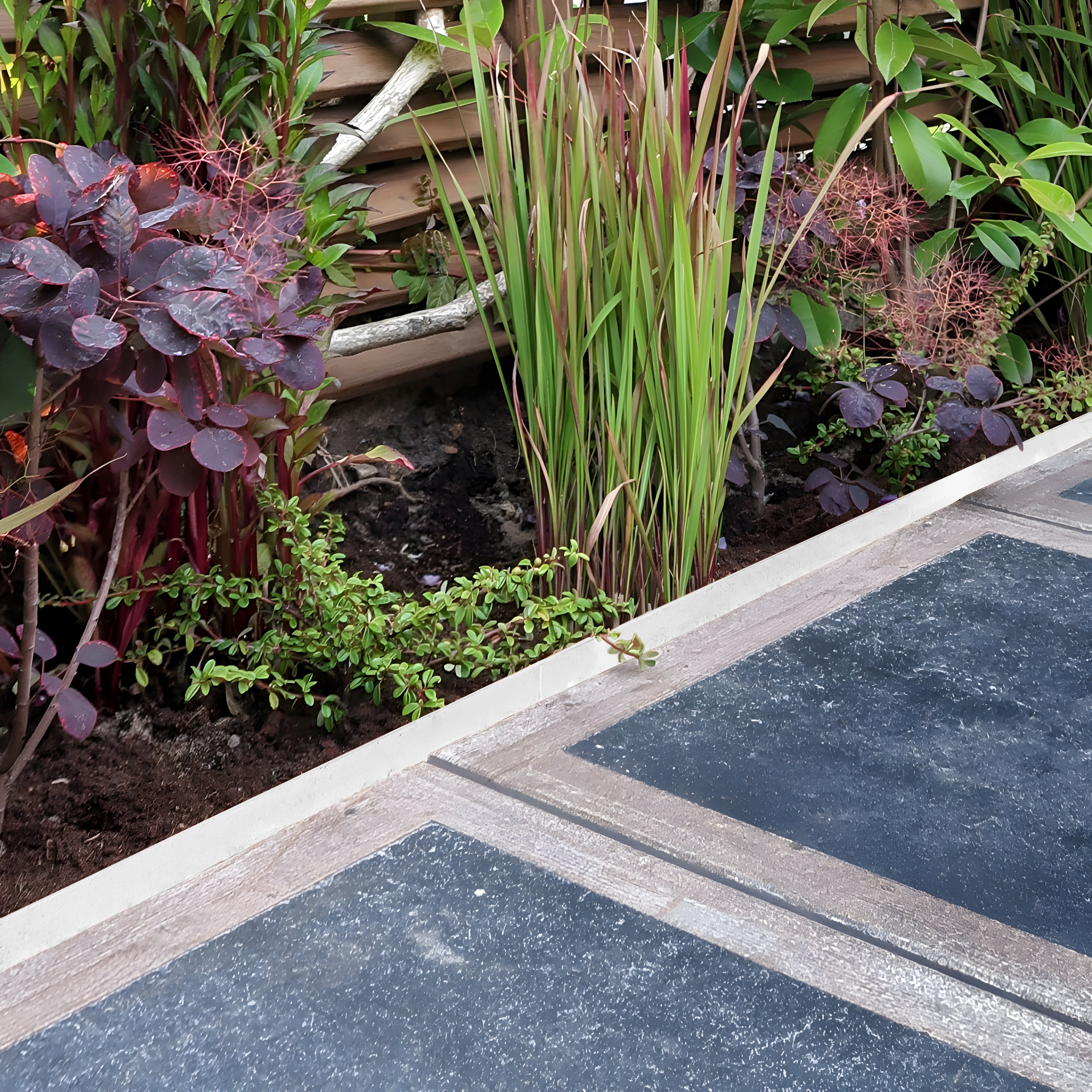 2 Pack Heavy Duty Corten Steel Landscape Edging - Durable Waterproof Garden Borders for Flower Beds, Walkways & Driveways | Rust-Resistant Outdoor Yard Edging