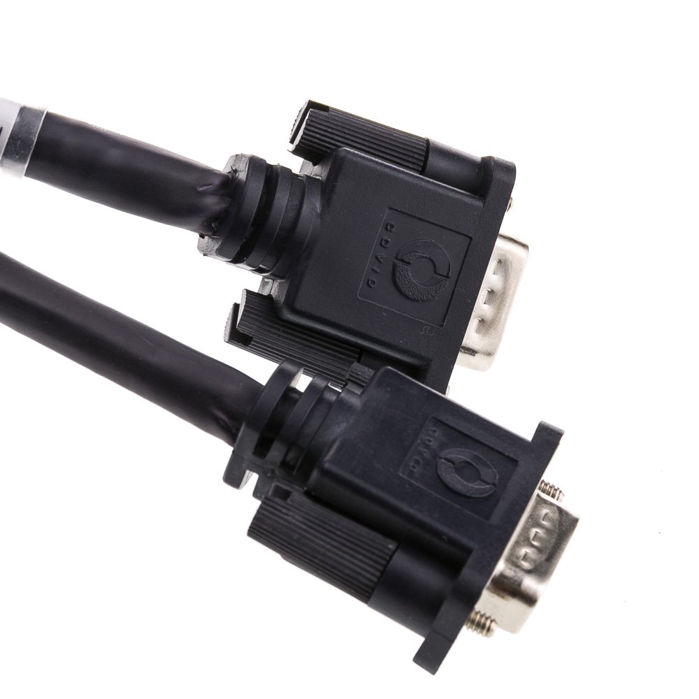Premium VGA to VGA Cable 50ft - SVGA Plenum Rated HD15 Male to Male Monitor Cable with Ferrite Cores & Shielded Coaxial Design for 2048P HD Resolution - Ideal for Office Computers, Home Theaters, and Gaming Setups (Black)